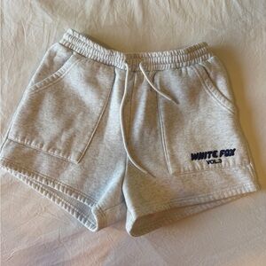 White Fox Boutique Light Gray Athletic Shorts